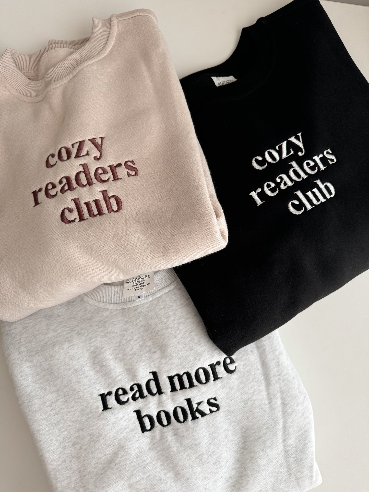 Read More Books Cotton Crewneck