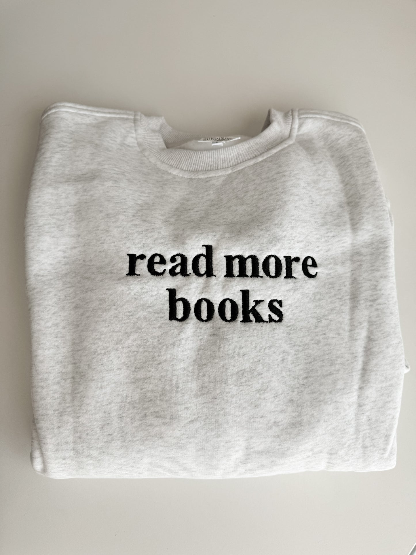 Read More Books Cotton Crewneck